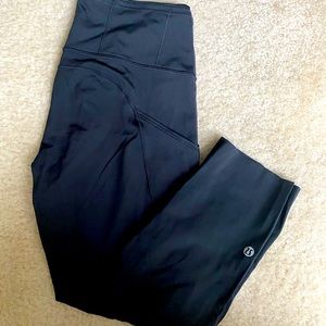 Lululemon Fast & Free Crop. Size 8. Excellent Condition.
